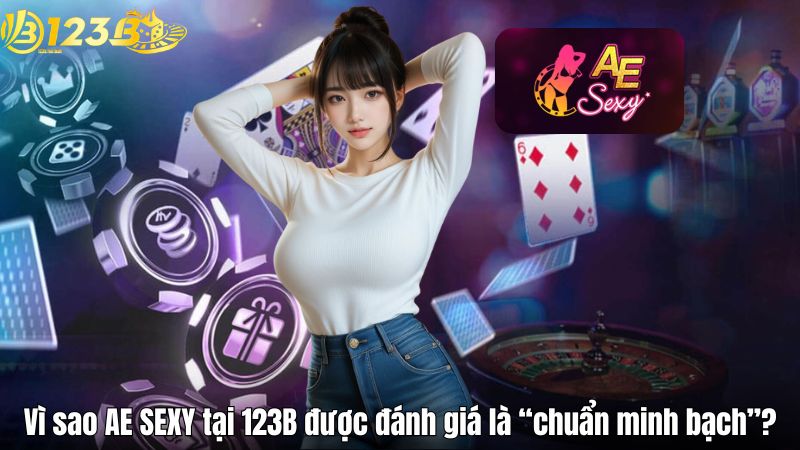 AE SEXY – Sảnh Casino Trực Tuyến Đẳng Cấp Tại 123B Vì sao AE SEXY tại 123B được đánh giá là “chuẩn minh bạch”?